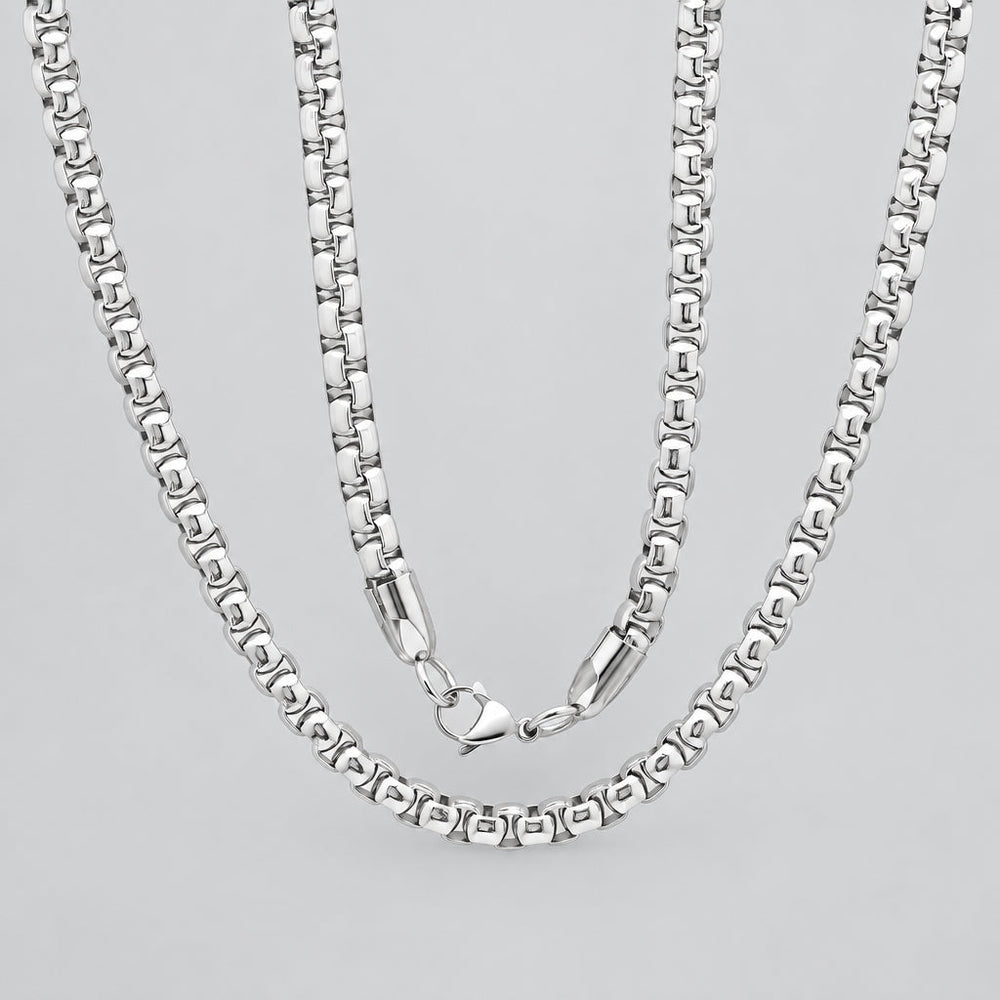 Steeltime Box Chain Necklace