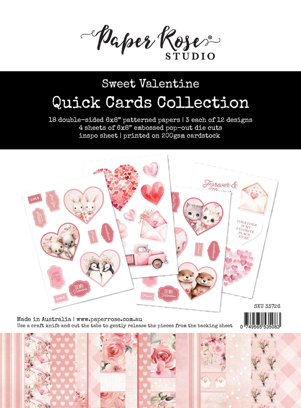 Kit de Cartes Rapides Douce Saint-Valentin 33726