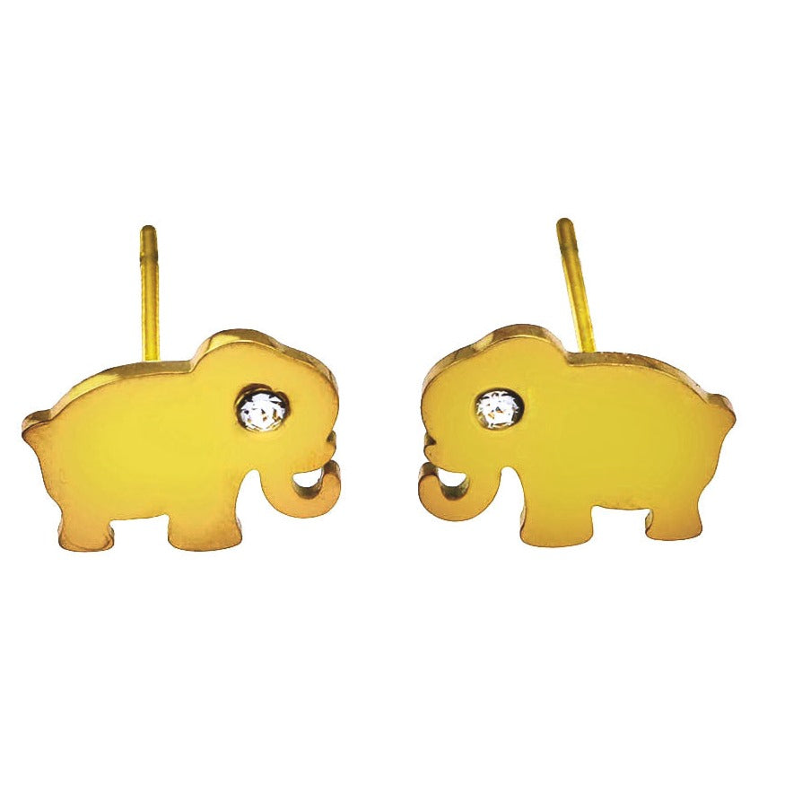 Boucles d'oreilles clous TANTOR Éléphant
