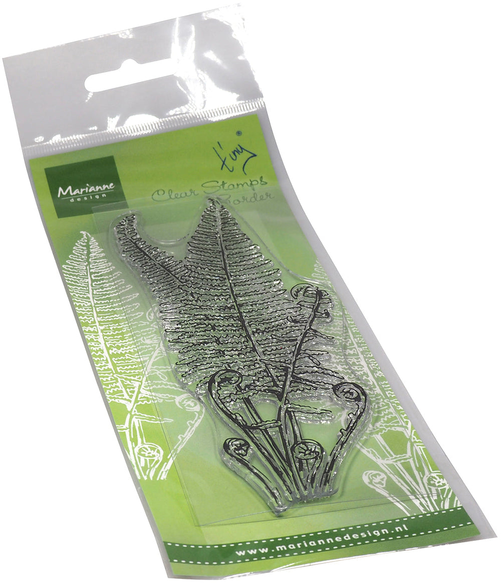 Marianne Design Tampon transparent - Tiny's Borders - Fougère