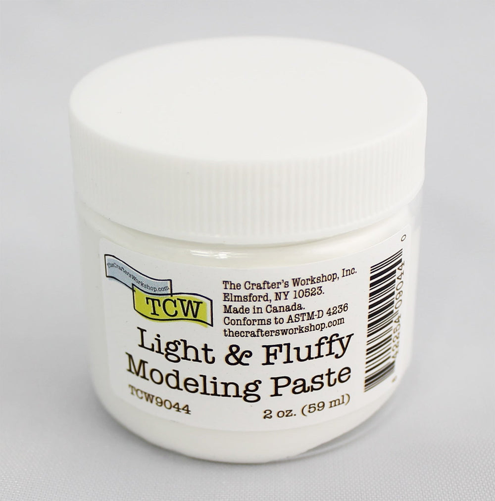 The Crafters Workshop (TCW) Light & Fluffy Modeling Paste 2oz. — Ecstasy Crafts