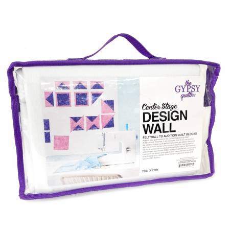 Gypsy Quilter Mur de présentation Center Stage Blanc 72 po x 72 po