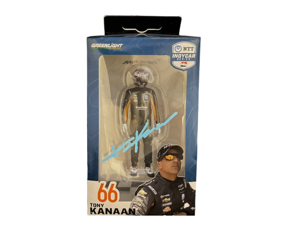 Figurine de pilote Tony Kanaan Autographed NTT IndyCar Series 1/18