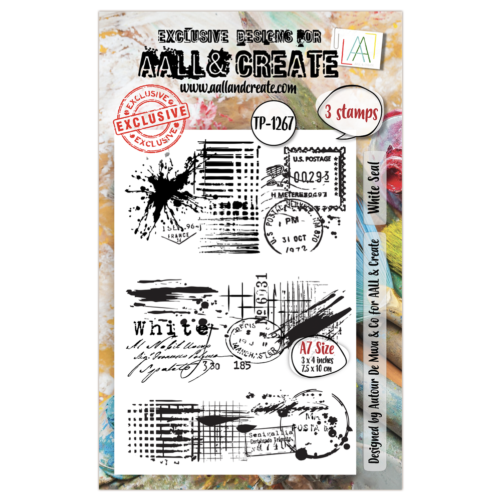 AALL and Create - A7 Stamp Set - White Seal — Ecstasy Crafts