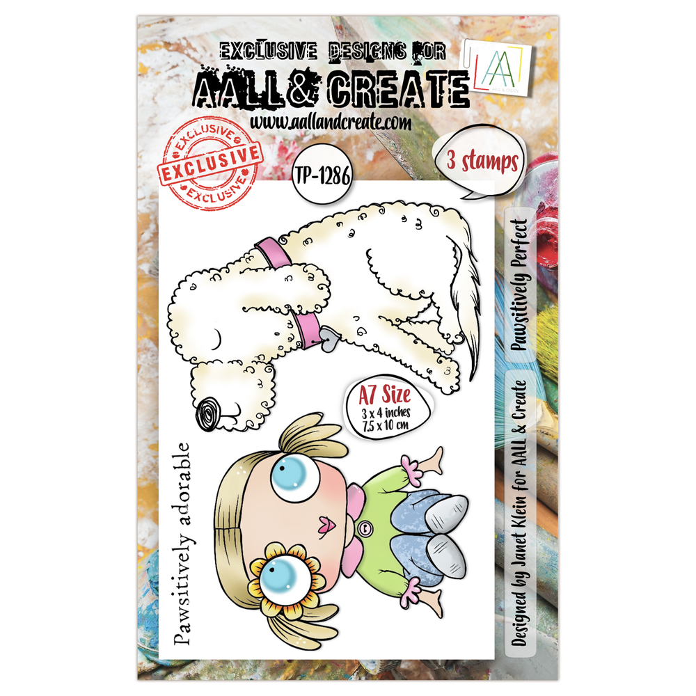 AALL and Create - A7 Stamp Set - Pawsitively Perfect — Ecstasy Crafts
