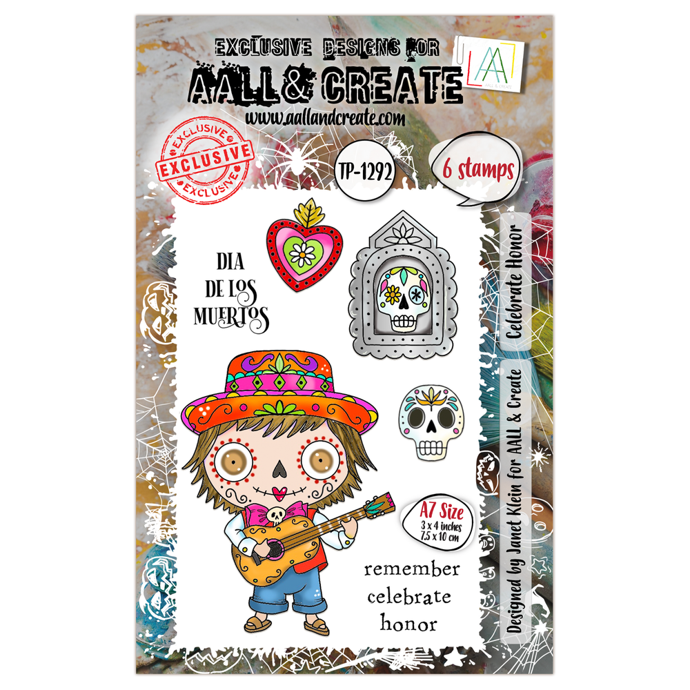 AALL and Create - A7 Stamp Set - Celebrate Honor