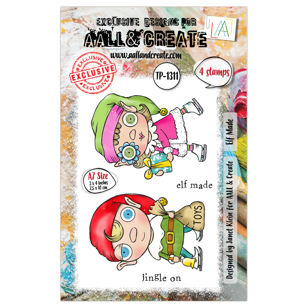 AALL and Create - Set de tampons A7 - Création d'elfe