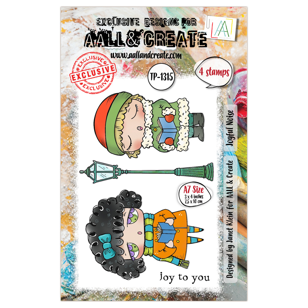 AALL and Create - A7 Stamp Set - Joyful Noise