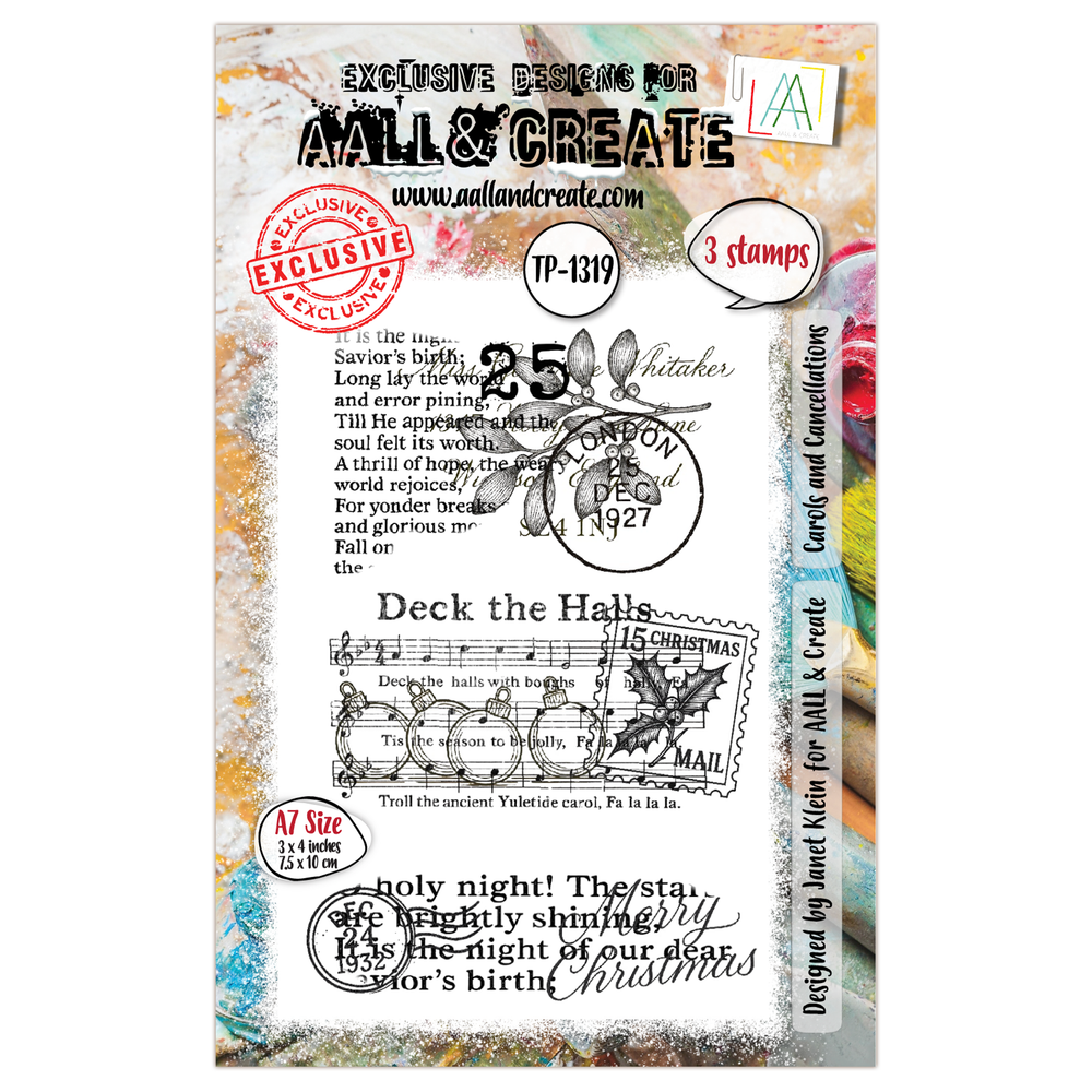 AALL and Create - Set de tampons A7 - Chants et Annulations