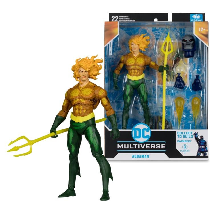 Figurine articulée Aquaman Justice League Task Force DC Multiverse - Collectionnez pour construire : Darkseid