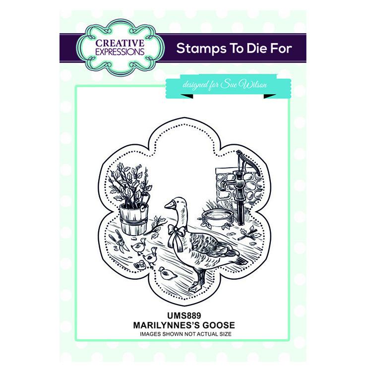 Marilynne's Goose Pre Cut Stamp — Ecstasy Crafts