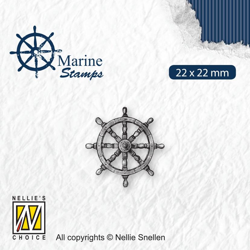 Nellie's Choice Tampon Transparent Gouvernail Maritime