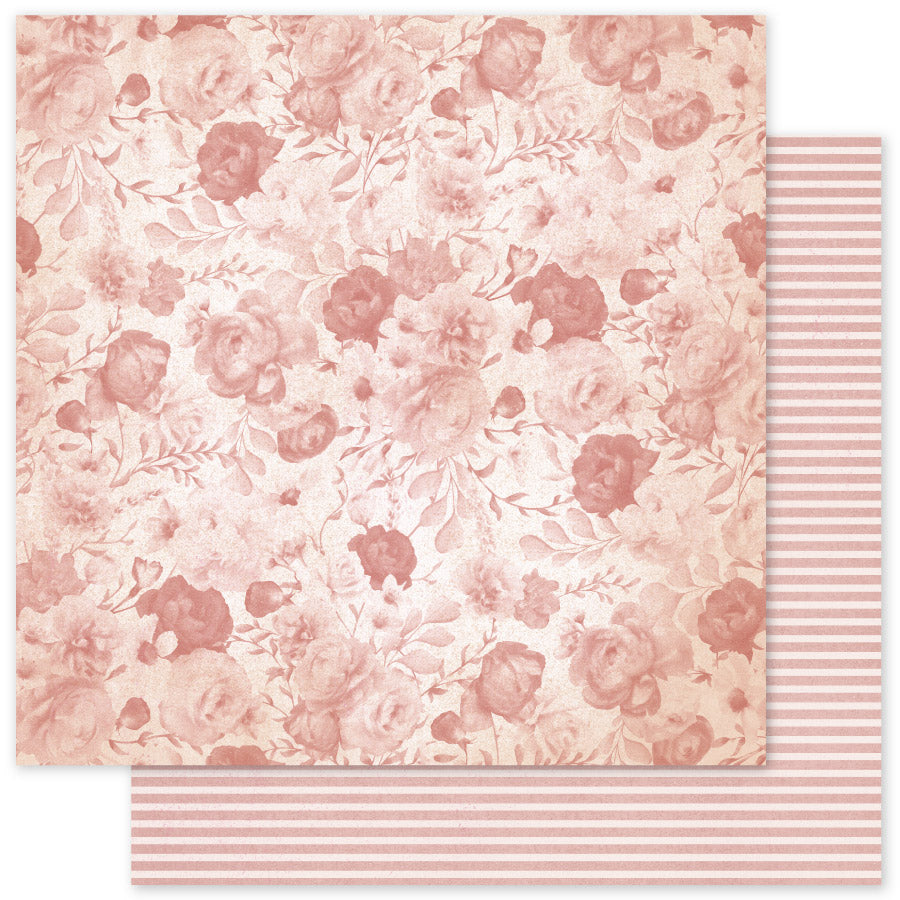Vintage Rose Basics C 12 x 12 Paper (12 pc Bulk Pack) 33630 — Ecstasy Crafts