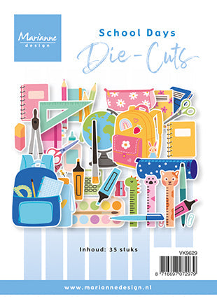 Marianne Design A6 Die Cuts - School Days — Ecstasy Crafts