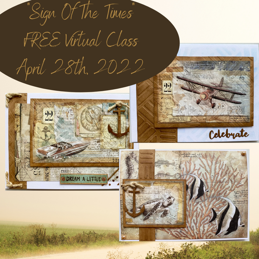 Sign Of The Times Virtual Card Class Kit — Ecstasy Crafts