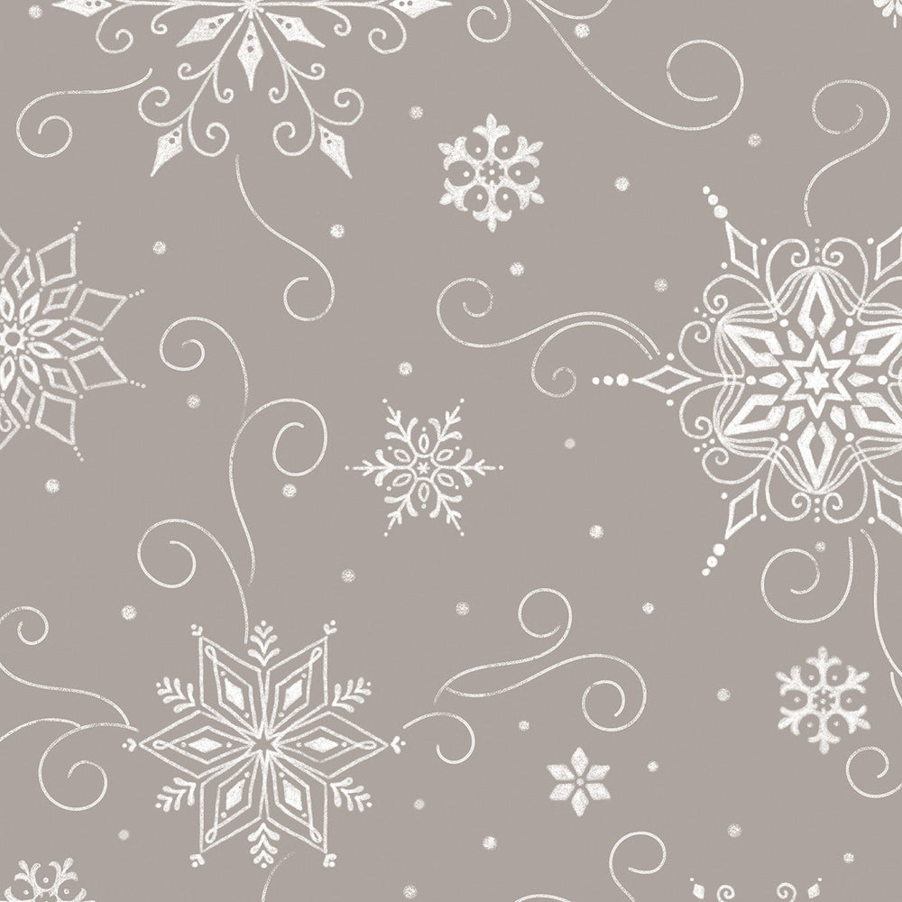Riley Blake Snowed In 108in Wide Back Gray — Cottage Quilting Ltd.