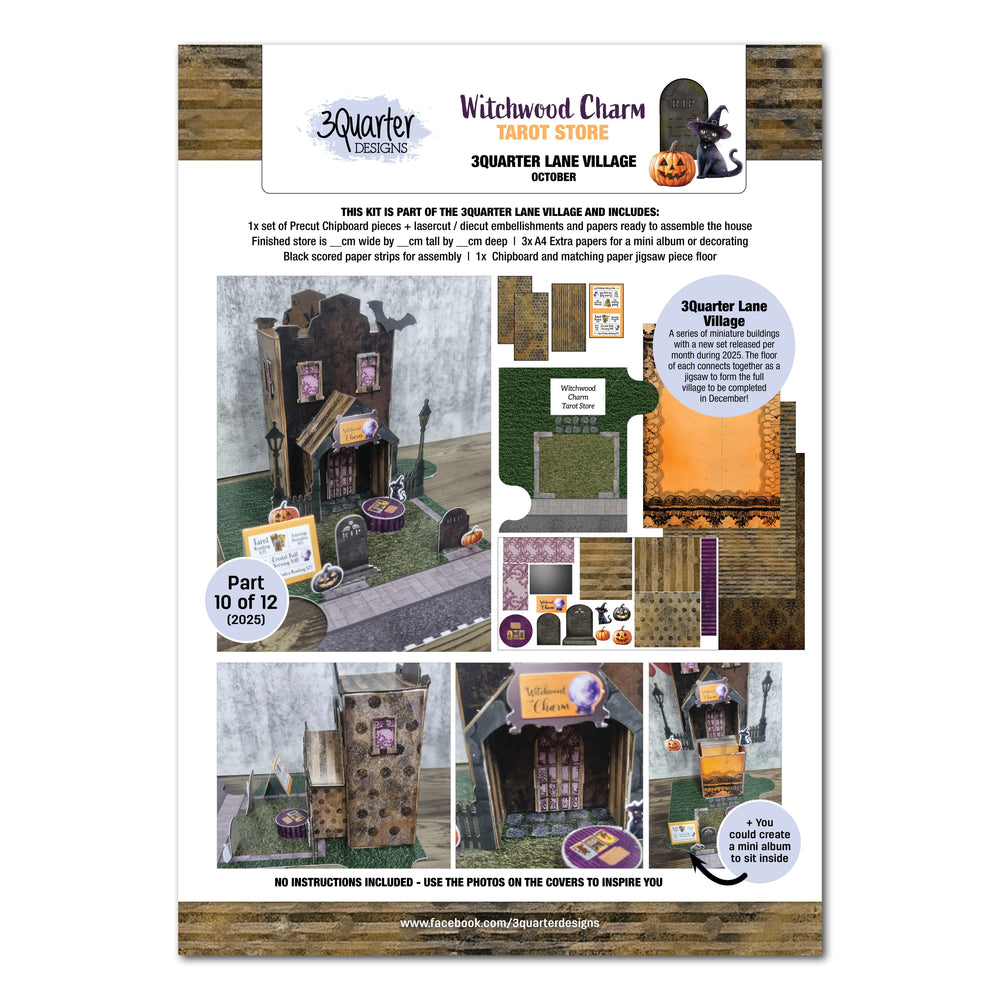 3Quarter Designs Lane Village - Boutique de Tarot Witchwood Charm