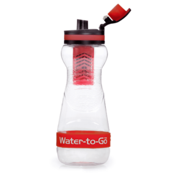 Bouteilles filtrantes purificatrices d'eau Water-to-Go 50cL - Élimine les bactéries et les virus !