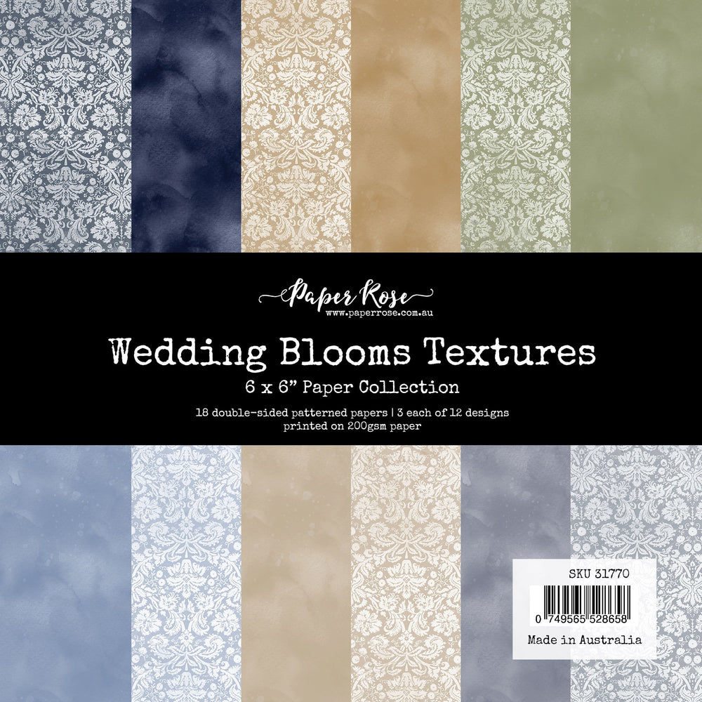 Collection de papiers « Wedding Blooms Textures » 6x6 31770