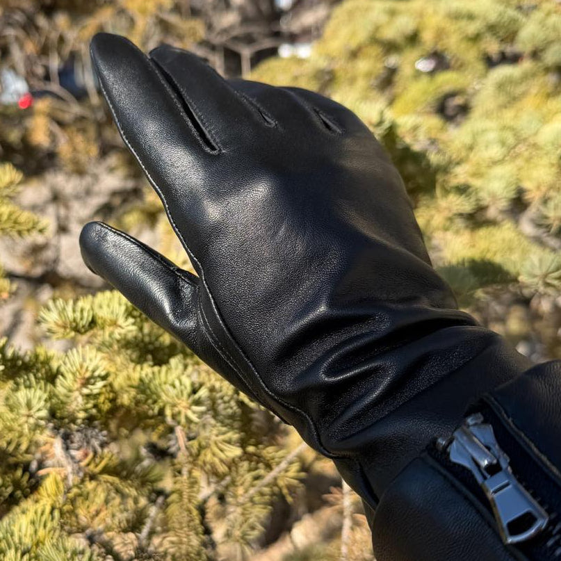 Gants en cuir d'agneau pour femme