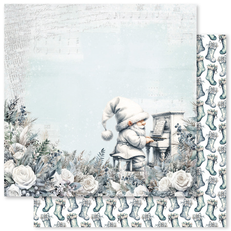 White Christmas E 12x12 Paper (12pc Bulk Pack) 32904 — Ecstasy Crafts