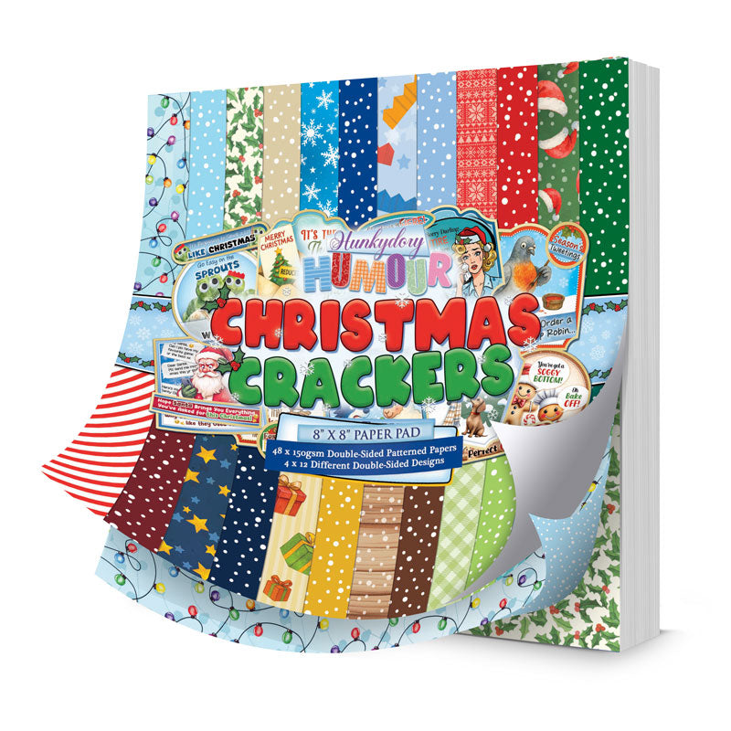 Christmas Crackers 8" x 8" Paper Pad — Ecstasy Crafts