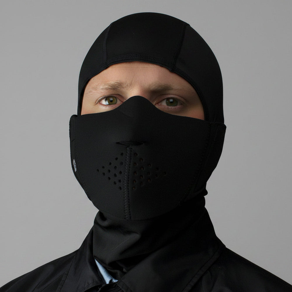 ZANheadgear Masque intégral en néoprène noir
