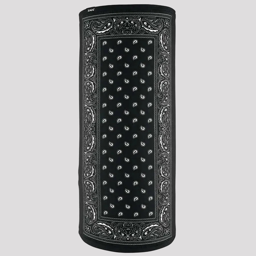 ZANheadgear Cache-cou Paisley Noir Motley