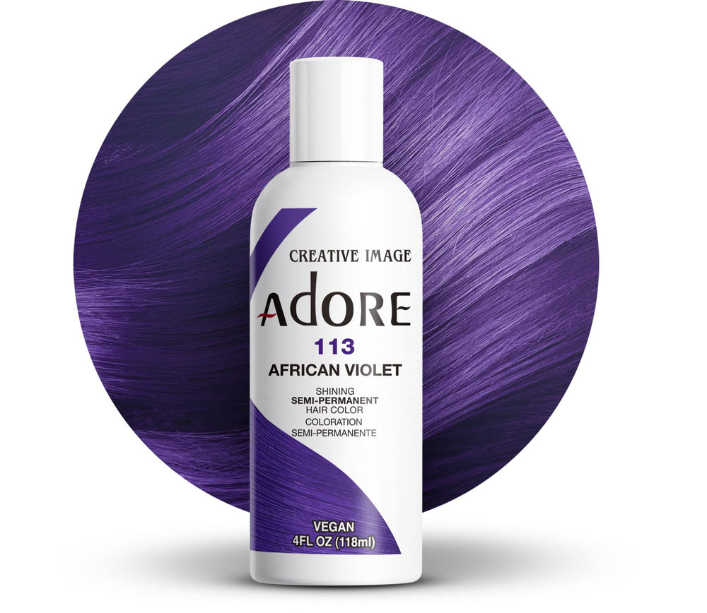 ADORE COLORATION SEMI-PERMANENTE - 113 VIOLETTE AFRICAINE 118 ML