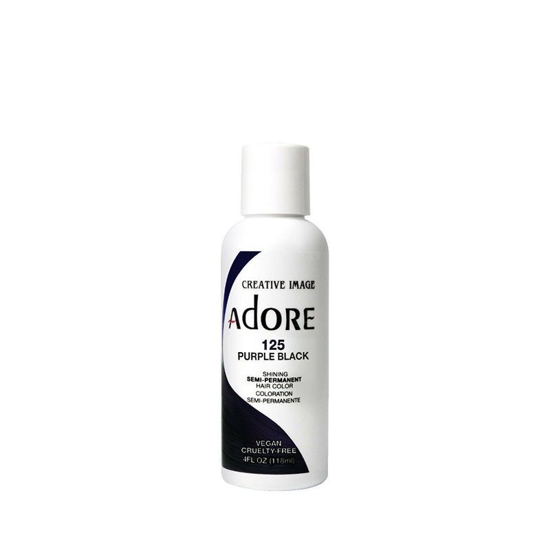 COLORATION SEMI-PERMANENTE ADORE - 125 NOIR VIOLETTE 118ML