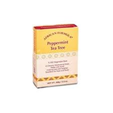 SAVON FORMULE AFRICAINE MENTHE POIVRÉE ARBRE À THÉ 100G