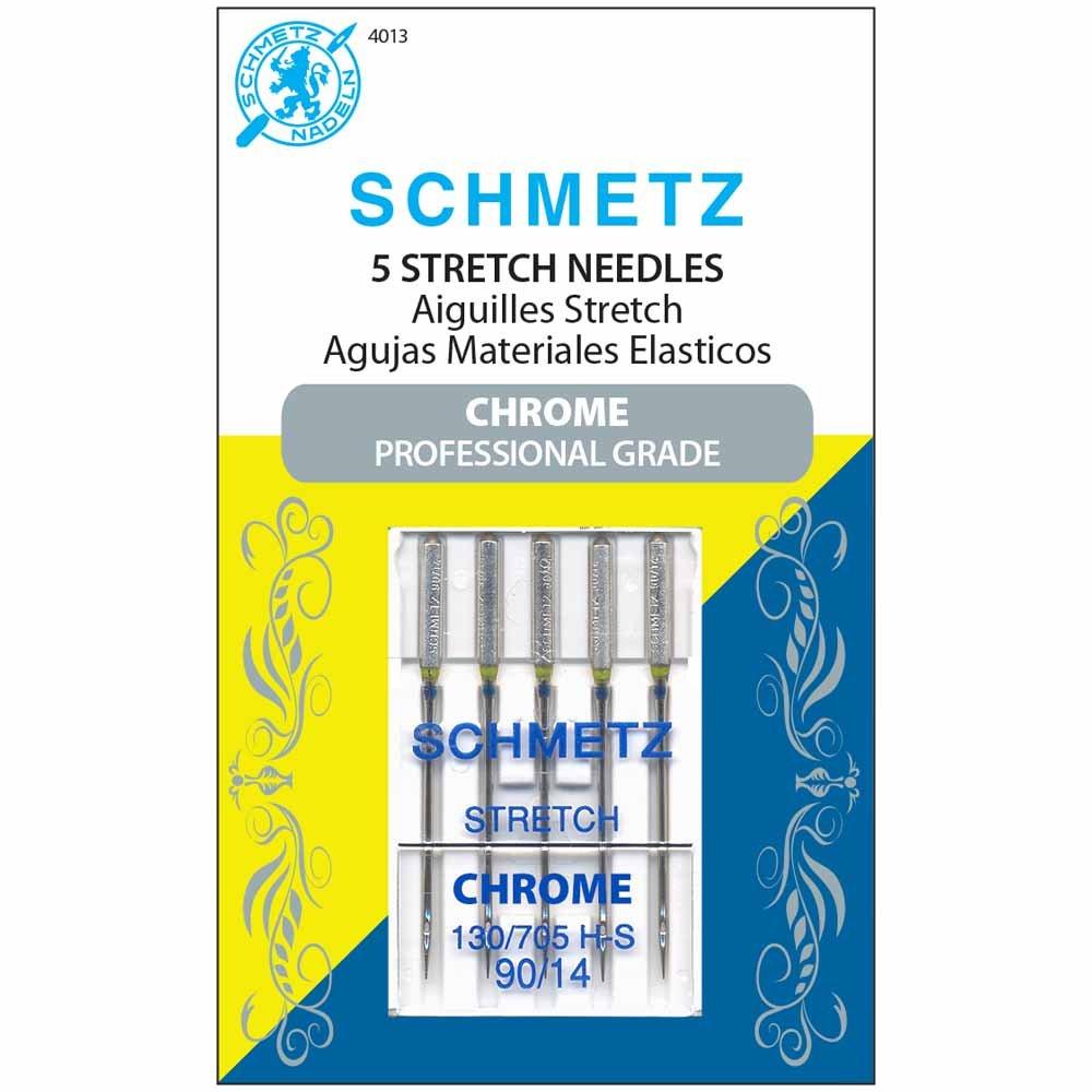 SCHMETZ #4013 Chrome Stretch - 90/14 - 5 count — Cottage Quilting Ltd.