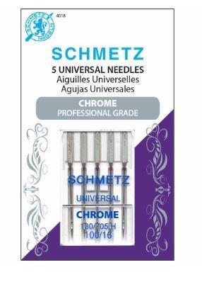 SCHMETZ #4018 Chrome Universal - 100/16 - 5 count — Cottage Quilting Ltd.