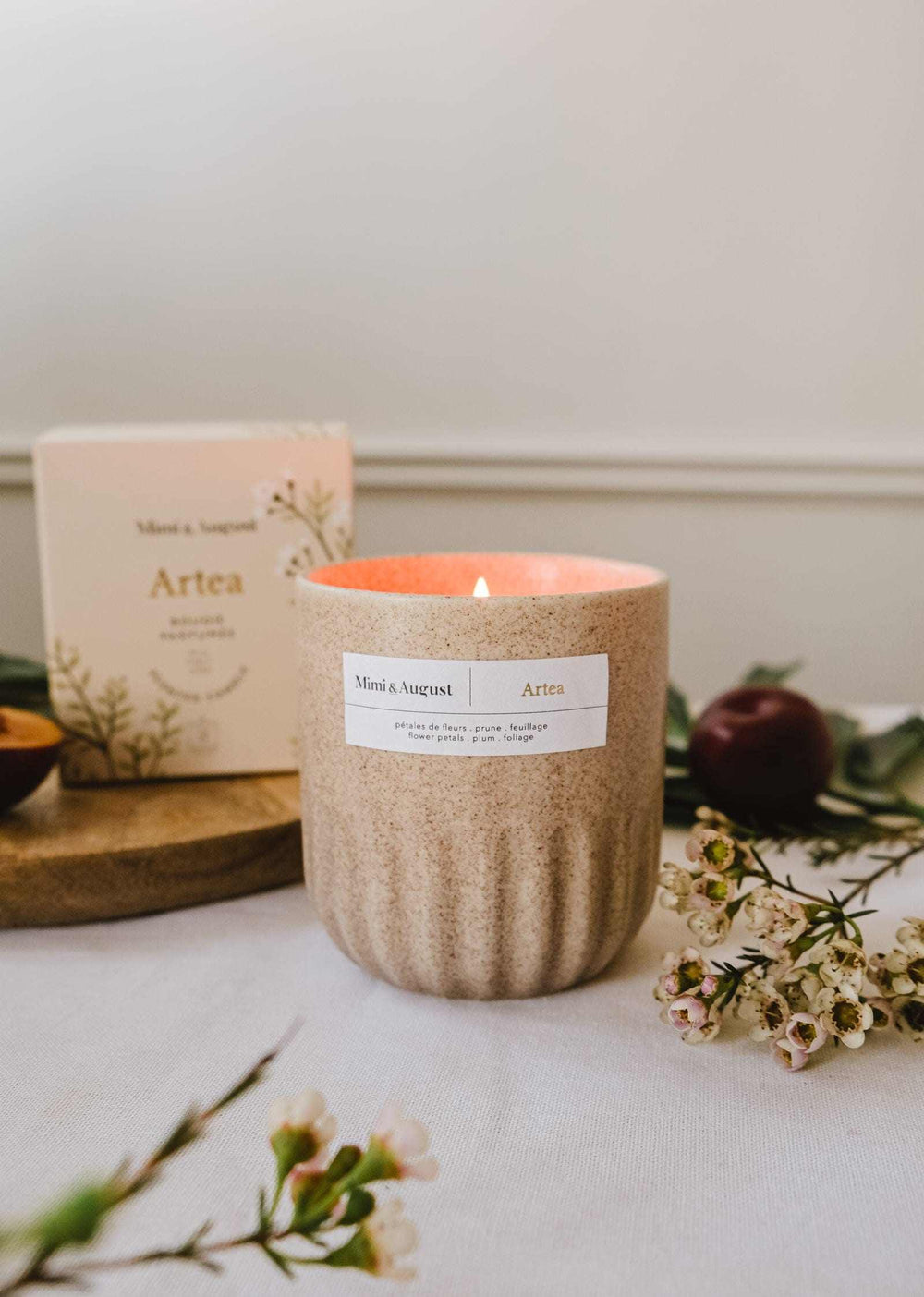 Artea – Bougie réutilisable en cire de soya