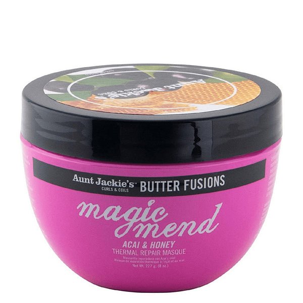 AUNT JACKIE'S Butter Fusions Magic Mend Acai & Honey Thermal Repair Masque 8oz — Beautylicious Canada
