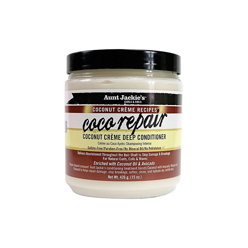 Aunt Jackie’s Coconut Creme Recipes Coco Repair-Deep Conditioner 15oz