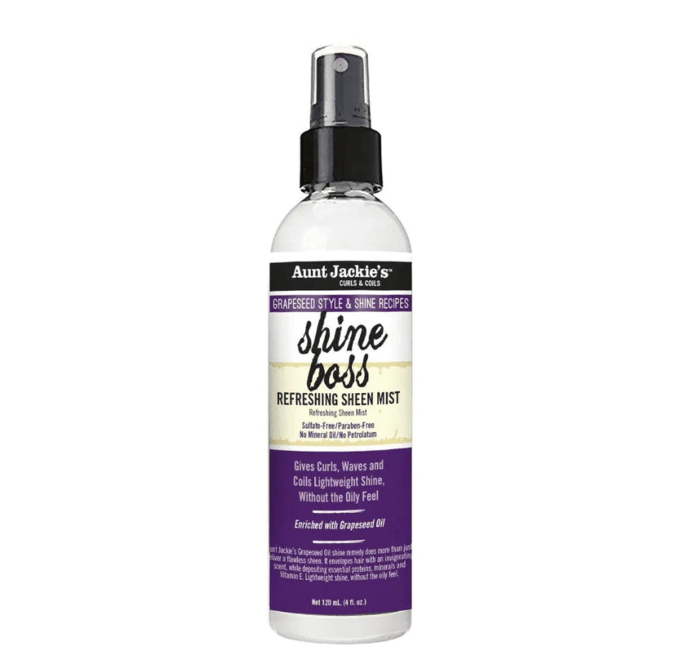 AUNT JACKIE'S Grapeseed Shine Boss Brume Scintillante Rafraîchissante (118 ml)