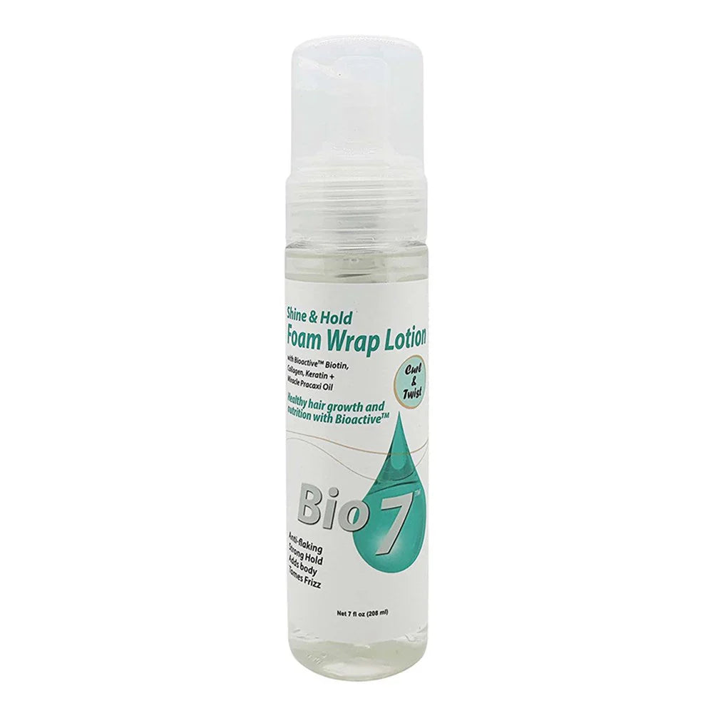 BY NATURES BIO 7 SHINE & HOLD FOAM WRAP LOTION 7 OZ