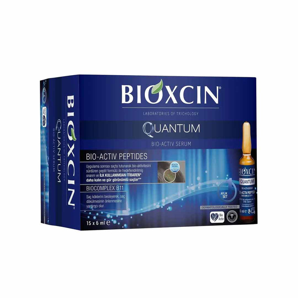 Bioxcin Quantum Anti-Hair Loss Serum – 15 x 6 ml | Strengthens & Revitalizes Hair