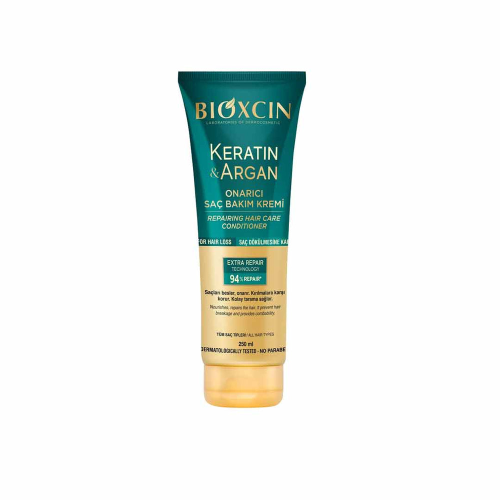 Bioxcin Repairing Hair Conditioner with Keratin & Argan – 250 ml — Rayhana Organics
