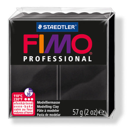 Staedtler-Mars - Modelling Clay Fimo Professional - Black — Art Noise