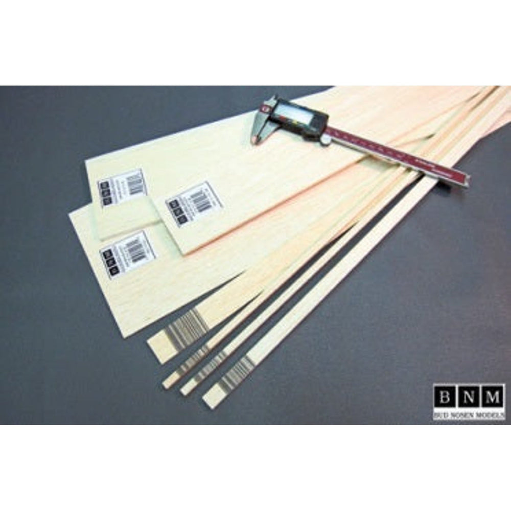 Bud Nosen Balsa Strip 1/8 x 1 x 36" 1pc
