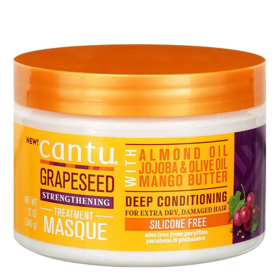 CANTU Masque Traitant Revitalisant en Profondeur Renforçant au Pépins de Raisin 340 g