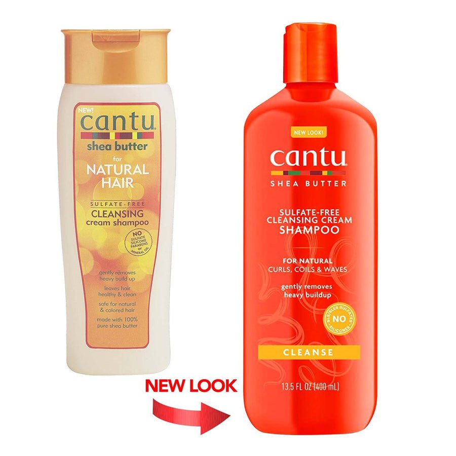 CANTU Shampooing Crème Nettoyant Sans Sulfates au Beurre de Karité 399 ml
