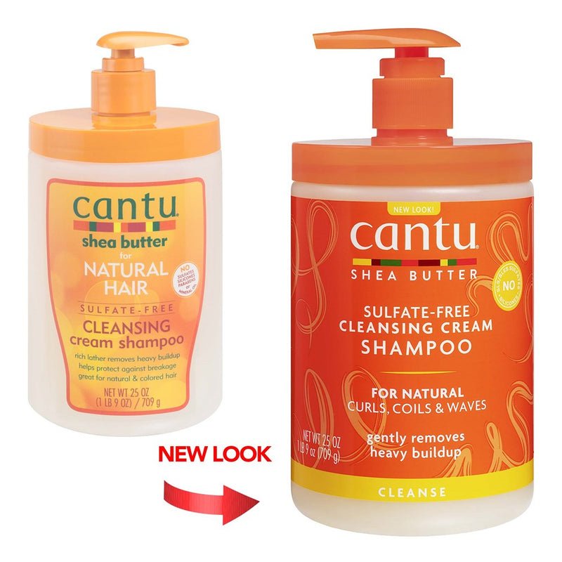 CANTU Beurre de Karité Shampooing Crème Nettoyant Sans Sulfate 739 ml