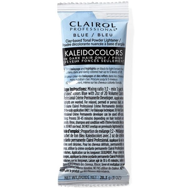 CLAIROL PROFESSIONAL KALEIDOCOLORS BLUE TONAL POWDER LIGHTENER 1OZ