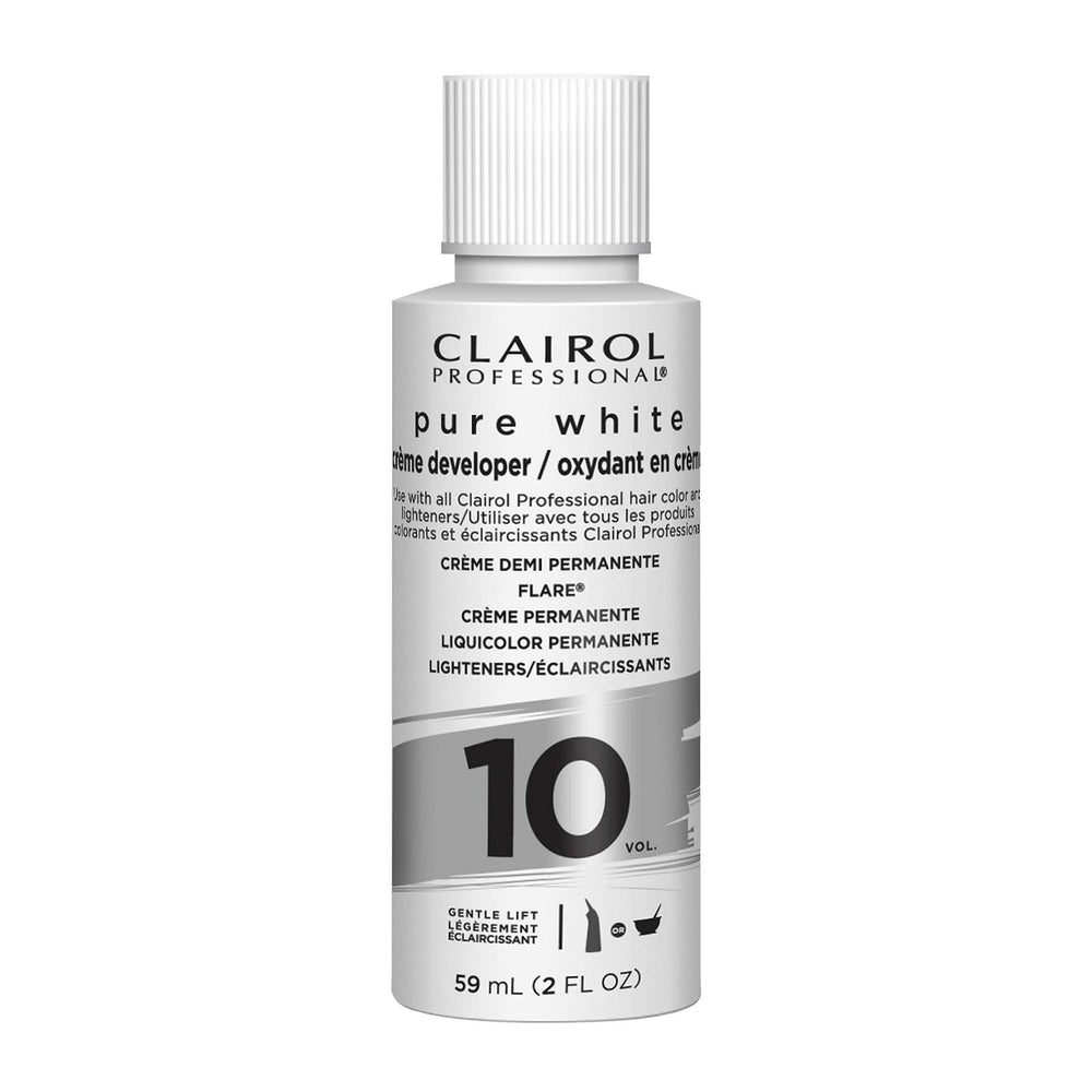 CLAIROL PROFESSIONAL PURE WHITE 1O VOL. CRÈME DEVELOPER 2OZ