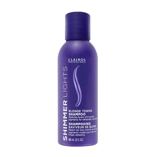 CLAIROL PROFESSIONAL SHIMMER LIGHTS BLONDE TONING SHAMPOO 2OZ