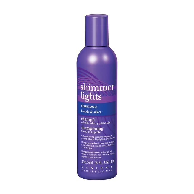 CLAIROL PROFESSIONAL SHIMMER LIGHTS SHAMPOOING DÉJAUNISSEUR BLONDES 236 ML