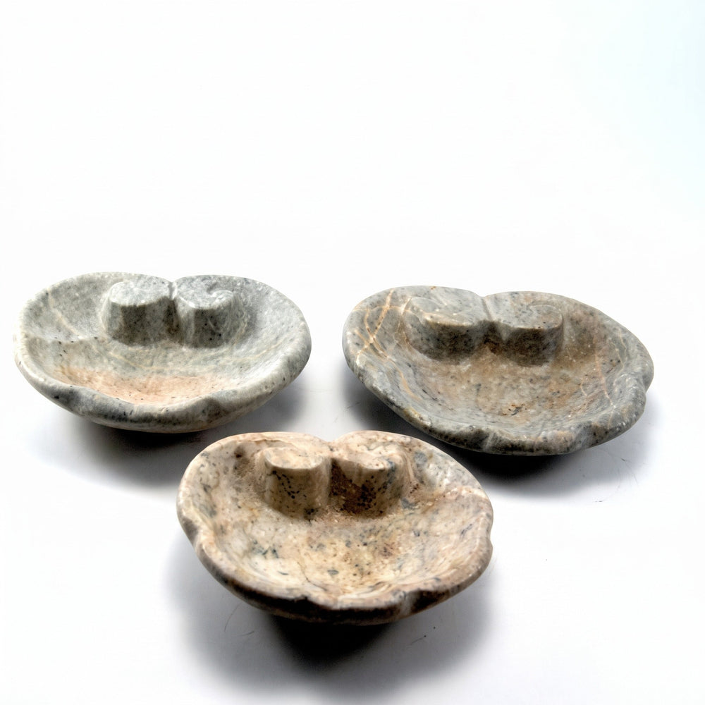 Porte-savon coquillage en stéatite